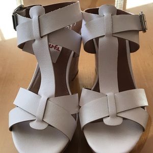 Franco Sarto platform wedge sandals